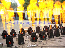 Wholesale Dmx Spray Jet Night Even Small Fx Colorful Flame Oil Can For Dj Stage Effect Flame Projector Fire Machine