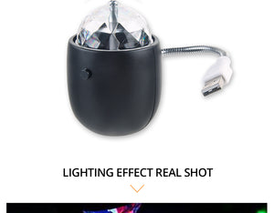 Portable Led Stage Lighting Effect Lamp USB Bracket Stage Lights Bulb Nightlight 2 in1 For DJ KTV Home Party Car Decor - Kesheng special effect equipment
