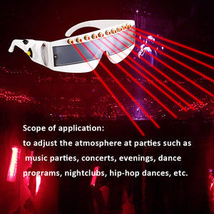 1PCS Stage Laser Glasses 10mw 635nm Red Laser Protection Glasses Stage DJ KTV Party glasses for Christmas Event & Party Supplies - Kesheng special effect equipment