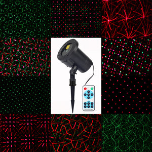 Mini RF Remote Red Green Laser Projector Lights Sparkling Star Xmas Holiday Light DJ KTV Home Party Dsico LED Stage Lighting - Kesheng special effect equipment