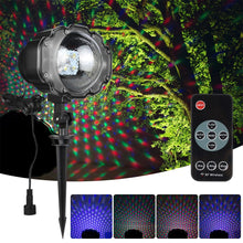 Snowfall LED Laser Projector RGBW Stage LED Light Landscape or hang on Wall lamp Outdoor Christmas Garden Wedding Lighting CA224 - Kesheng special effect equipment