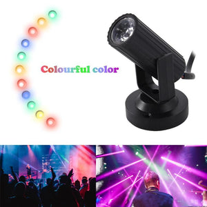 Sound Activated Disco Lights Rotating Ball Lights 3W RGB LED Stage Lights For Christmas Home KTV Xmas Party Wedding Show Pub - Kesheng special effect equipment