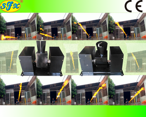 18MOV DMX control moving head 8meters height color flame projectors - Kesheng special effect equipment