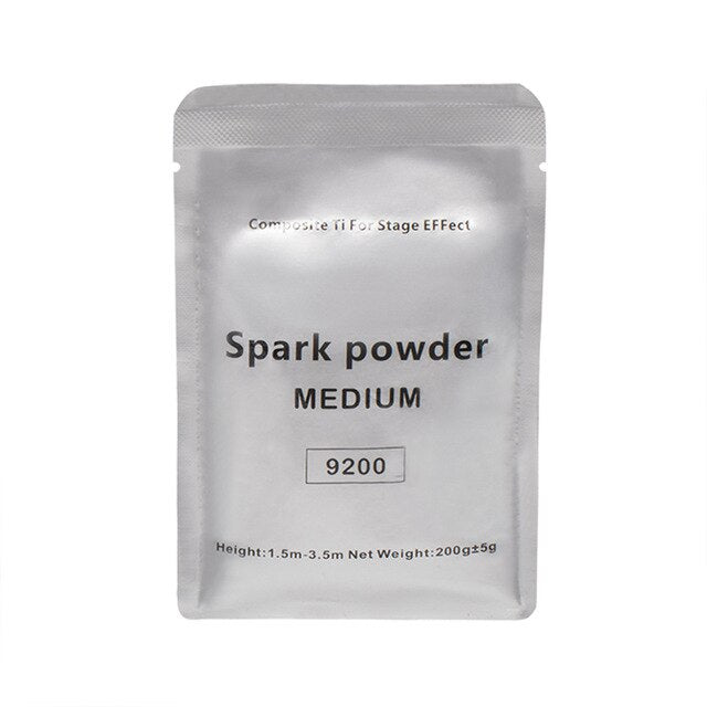 1 Bag Ti Powder 200g Titanium Metal Powder Outdoor Cold Spark Fountain Fireworks Sparkular Machine Consumables Powder - Kesheng special effect equipment