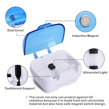 Toothbrush Holder Sterilizer For 2 Teeth Brushes UV Lamp Disinfection Box Wall-Mounted Toothbrush Holder Health Dental Care - Kesheng special effect equipment