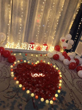 Luminous LED Letter Night Light Creative 26 English Alphabet Number Battery Lamp Romantic Wedding Party Valentine's Day Decor - Kesheng special effect equipment