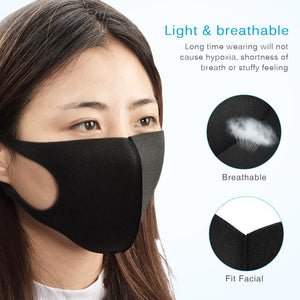 Fast delivery Reusable Face Masks Anti Dust Masks Unisex Breathable Earloops Face Mouth Cover Face Regular Protective anti virus face Mask - Kesheng special effect equipment