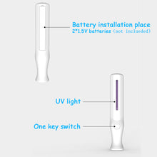 Portable Small UV Ozone Lamp UV Disinfection Lamp Battery/USB Power germicidal Sterilization lamp Hotel Home Travel Ultraviolet - Kesheng special effect equipment