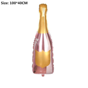 1pcs Wedding Anniversary Party Foil Balloons Champagne Bottle/Beer Cup/Birthday Cake Ballons Wedding Decorations Birthday Party - Kesheng special effect equipment