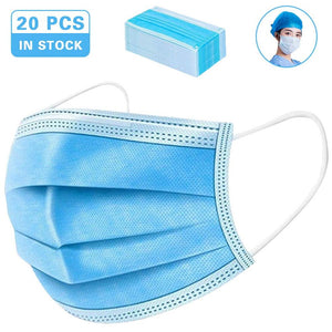 50 Pcs Anti-Dust Dustproof Disposable Masks Earloop anti virus medical surgical Face Mouth Masks Facial Protective Cover Masks 3 Layers - Kesheng special effect equipment