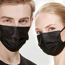 3 Layers Activated Bamboo Carbon Black Mask Mouth Prevent Anti-Dust Bacteria disposable anti virus medical surgical Mouth Face Mask Anti-dust Healthy Mask - Kesheng special effect equipment