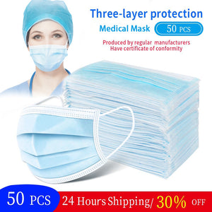 Vip Disposable Mask Medical Anti-dust Safe and Breathable Face Mask Dental Surgical Dust Ear Loop Face Mouth Masks - Kesheng special effect equipment