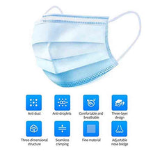50 pcs 3 Laye Surgical Mask dust protection Face mouth Masks Disposable Face Masks Disposable Dust Filter Safety Mask  Anti-dust - Kesheng special effect equipment