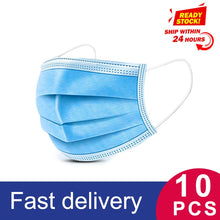 Disposable Earloop Face Mouth Masks Facial 3 Layers Filter mask Medical Dustproof Antivirus ffp3 gas Protective Mask - Kesheng special effect equipment