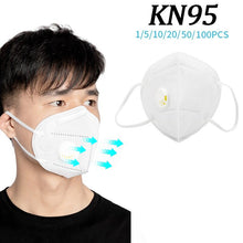 Spain USA Fast Delivery 50/100pcs KN95 Face Mask 5 Layer Valve PM 2.5 Mask Safety Same As KF94 FFP3 Anti-dust Protection - Kesheng special effect equipment