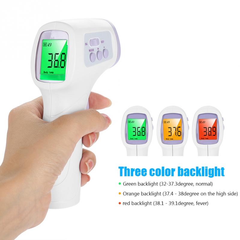 Digital LCD Non-contact IR Infrared Thermometer Forehead Body