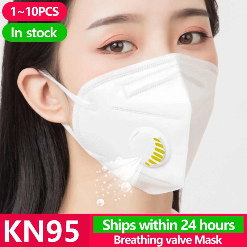 N 95 KN95 Face Masks Anti protection Mouth Cover Flu Facial Dust Filter dispenser Pm2.5 Gas Mask N95 Ffp2 Ffp3 Kf94 - Kesheng special effect equipment