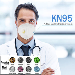 KN95 Valve Mask 5 Layer Anti Flu Infection 5/10 pcs N95 Protective Masks ffp2 Respirator PM2.5 Safety Same As KF94 FFP3 Reusable - Kesheng special effect equipment
