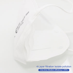 N95 Mask KN95 Mouth Face Mask CE Certification FFP2 4-Layer 95% Filtration Dustproof Anti Fog for Germ Protection - Kesheng special effect equipment