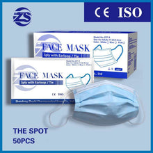 20pcs Hot Sale mask mouth blue Face Mask 3-layer Non Woven mouth masks virus Disposable Anti-Dust  face mask medical masks - Kesheng special effect equipment