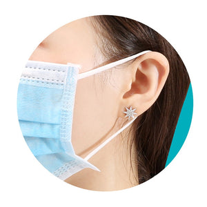 20pcs Hot Sale mask mouth blue Face Mask 3-layer Non Woven mouth masks virus Disposable Anti-Dust  face mask medical masks - Kesheng special effect equipment