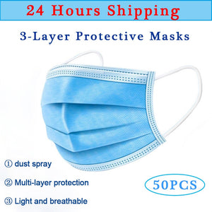 Medical Surgical Mask 3 Layers Disposable Face Mask Virus Filter Anti Dust Mask Virus Dust bacteria Mask Medical - Kesheng special effect equipment