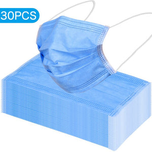 In Stock Hot Sale 3-layer Medical Surgical Mask 50pcs Filter Face Mouth Masks Non Woven Disposable Anti-Dust Masks Earloops Mask - Kesheng special effect equipment