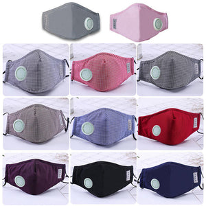 Anti Pollution Mask Dust Respirator Washable Reusable Masks Cotton Unisex Mouth Muffle For Allergy/Travel/ Cycling Flu Face Care - Kesheng special effect equipment