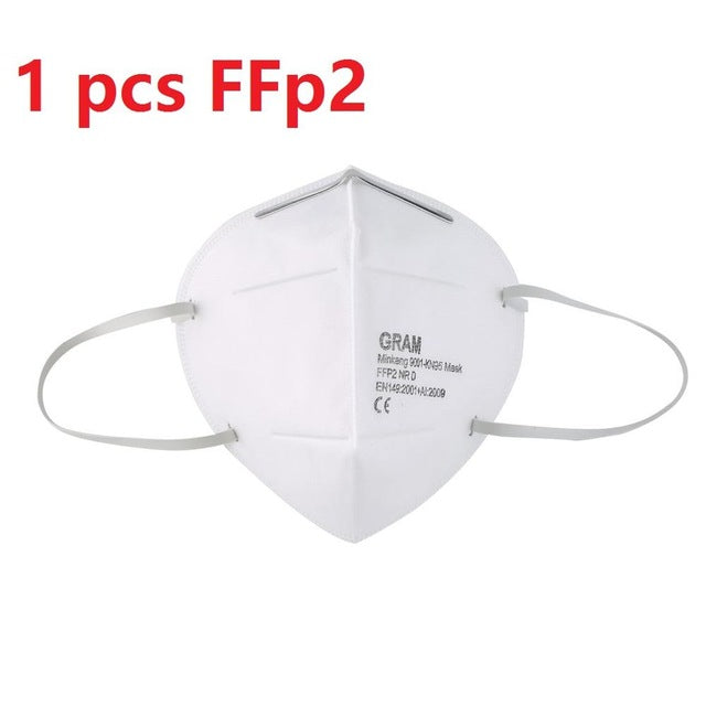Disposable Masks 10/50 pcs Mouth Mask 4-Ply Anti-Dust FFP3 FFP2 KN95 With Valve Nonwoven Elastic Earloop Salon Mouth Face Masks - Kesheng special effect equipment