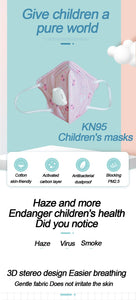 Four-layer KN95 Child Kids Face Mask With Valve Disposable Respirator n95 Elastic Mouth Soft Breathable Soft Breathable Anti Flu - Kesheng special effect equipment