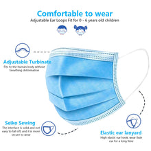 Anti-Pollution 3 Layer Mask Dust Protection Masks Disposable Mask For Kids Elastic Ear Loop Filter Safety Mask - Kesheng special effect equipment