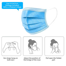 Anti-Pollution 3 Layer Mask Dust Protection Masks Disposable Mask For Kids Elastic Ear Loop Filter Safety Mask - Kesheng special effect equipment