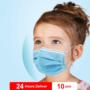 Anti-Pollution 3 Layer Mask Dust Protection Masks Disposable Mask For Kids Elastic Ear Loop Filter Safety Mask - Kesheng special effect equipment