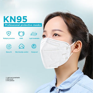FFP2 Protective Mask High Efficiency Filtration Comfortable And Adjustable 3D Fitting Design Light And Breathable 1 Pcs - Kesheng special effect equipment