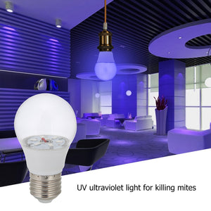 6/10LED UV Ozone Disinfection Light Kill Mite Sterilizing Lamp Bulb Tube UVC Germicidal Light Sterilizing Lights 3/5W E26/E27 - Kesheng special effect equipment