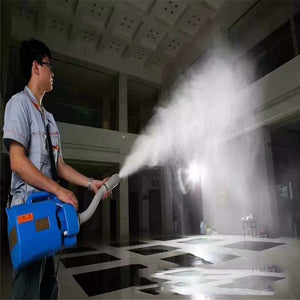 Portable 5L Sprayer Disinfection Machine Insecticide Atomizer Fight Drugs Electric ULV Fogger Random Colors(Blue And Yellow) - Kesheng special effect equipment