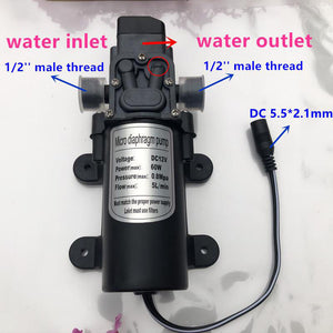 12V Water Spray Electric Diaphragm Pump Kit Portable Misting Water Pump 15M Misting Cooling System For Misting Disinfection - Kesheng special effect equipment