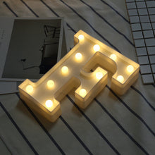 Luminous LED Letter Night Light Creative 26 English Alphabet Number Battery Lamp Romantic Wedding Party Decoration - Kesheng special effect equipment