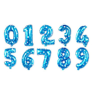 16 32 Inch Number Balloons Foil Balloon Gold Silver Blue Digital Globos Wedding Birthday Party Decoration Baby Shower Supplies - Kesheng special effect equipment