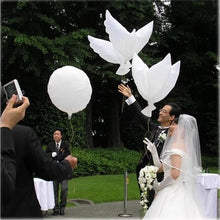 50pcs Big Size 105x50cm Helium Pigeon Wedding Balloon Eco Flying White Dove Balloon for Party Decoration White Pigeon Balloon - Kesheng special effect equipment