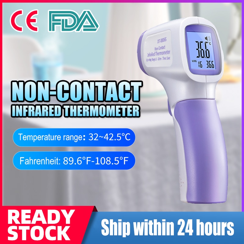 CEM Digital Thermometer Infrared Thermometer Gun Non-contact Thermomet