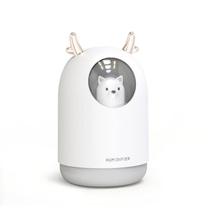 Anti virus Disinfection Sterilize Home Appliances USB Humidifier 300ml Cute Pet Ultrasonic Cool Mist Aroma Air Oil Diffuser Romantic Color LED Lamp Humidificador - Kesheng special effect equipment