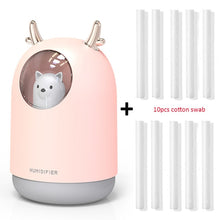 Anti virus Disinfection Sterilize Home Appliances USB Humidifier 300ml Cute Pet Ultrasonic Cool Mist Aroma Air Oil Diffuser Romantic Color LED Lamp Humidificador - Kesheng special effect equipment