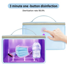 UV waterproof mobile phone travel disinfection bag Portable UV disinfection box for baby bottle / underwear /beauty tool / mask