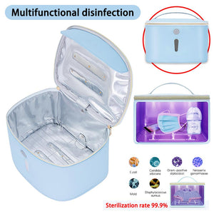 UV waterproof mobile phone travel disinfection bag Portable UV disinfection box for baby bottle / underwear /beauty tool / mask