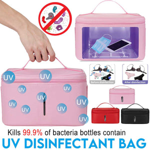 UV disinfection package UV Disinfectant Tank LED Ultraviolet Light Anion UV Sterilizer Box Storage Bag Carry Case Outdoor Travel