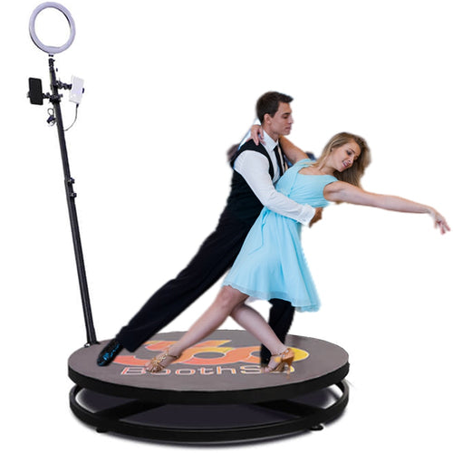 360 Photobooth Machine Revospin Slow Motion Rotating Portable Selfie Platform Spin Photo Booth Stand Automatic Spinning Video FX