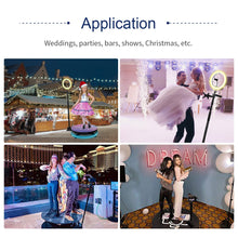 360 Photo Booth Wireless Automatic Rotating Selfie Wedding Photobooth Intelligent Operation Slow Motion Machine Video Camera SFX