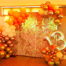 Birthday Party Supplies Air Active Moving Light Gold Decoration Background Decorative Wedding Sequin Wall Panel Shimmer Backdrop