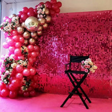 Shimmer Sequin Wall Panel Backdrop Blue Pink Onion Pick Event Party Birthday Show Square Gliter Decorative Decoration Irisdecent